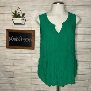 🫶 Merona Notched Sleeveless Top